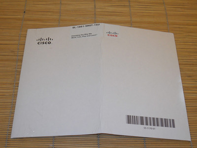 NEW Cisco SL1861-SRST-15U 1861 CME/SRST Feature License Upgr. From 8 To 15 User