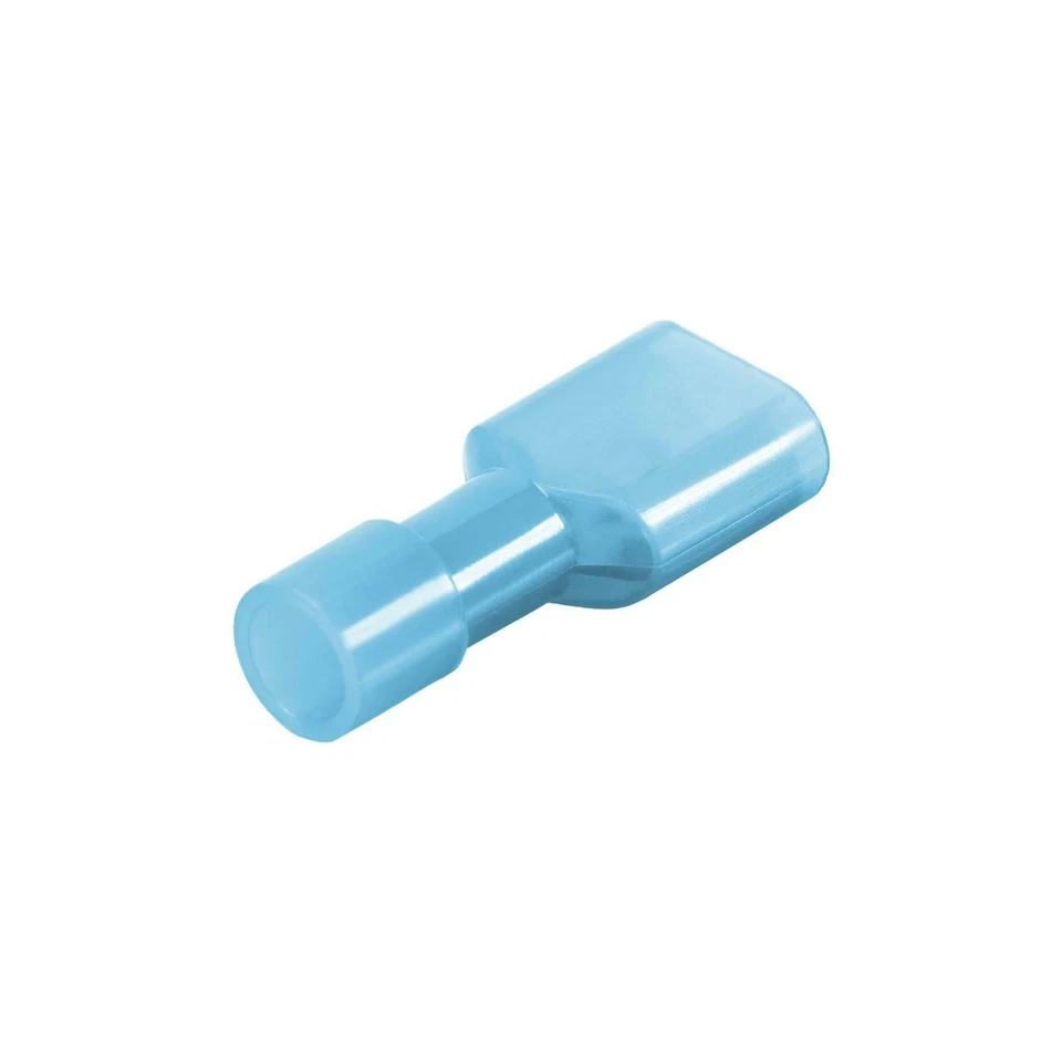 Wire Terminals Connector Nylon Insulated AWG16-14 Female Spade Blue 200 Pcs # - Image 4 of 4