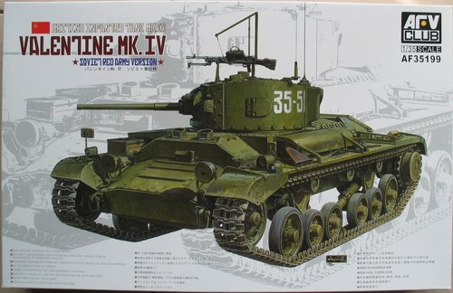 AFV Club 1/35 Tanque de Infantería Británica Valentine MK.IV Versión Ejército Rojo Soviético - Imagen 1 de 5