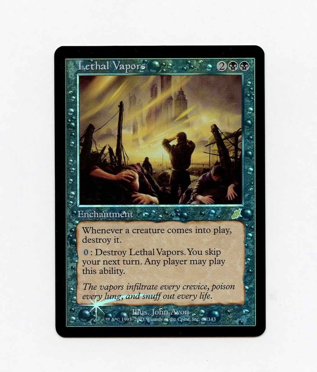 マジック：ザ・ギャザリング MTG Lethal Legends Foil Lethal Vapors Scourge FOIL NM- Magic the Gathering MtG b | eBay