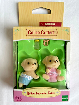 Calico Critters Baby  Yellow Labrador Twins New