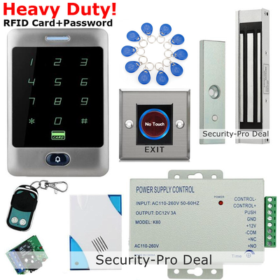 Tarjeta RFID impermeable + contraseña Puerta De Control De Acceso