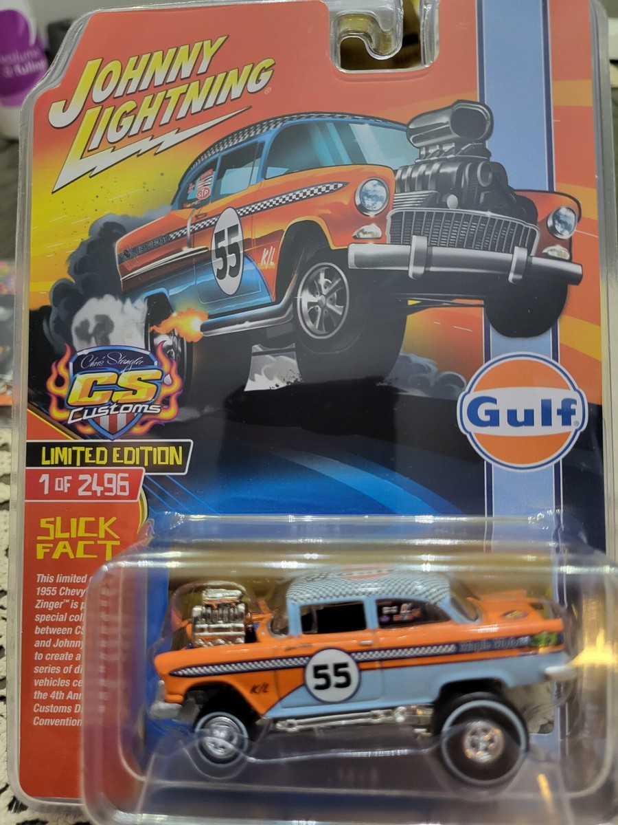 Johnny Lightning 1955 Chevy Bel Air Gulf Zinger CS Convention