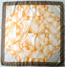 -Superbe  foulard MUST DE CARTIER  soie   TBEG vintage scarf  84 x 87 cm