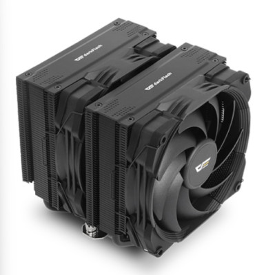 [darkFlash] Ellsworth D21 (SCHWARZ) [CPU-Kühler] / Dual-Tower-Typ / Luftkühlung