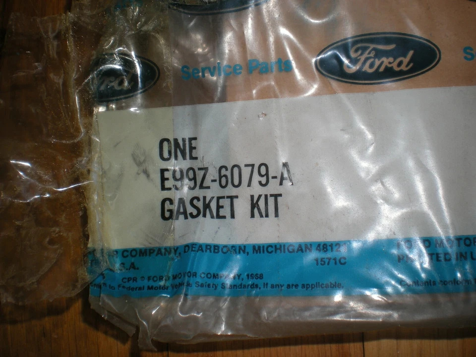 Kit de junta de moagem de válvula Ford Aerostar 3.0L NOS 1986 - 1991 E99Z-6079-A - Imagem 2 de 2