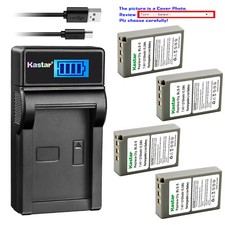 Kastar Battery LCD USB Charger for Olympus BLS-5 Olympus E-PL3 EPL3 Camera