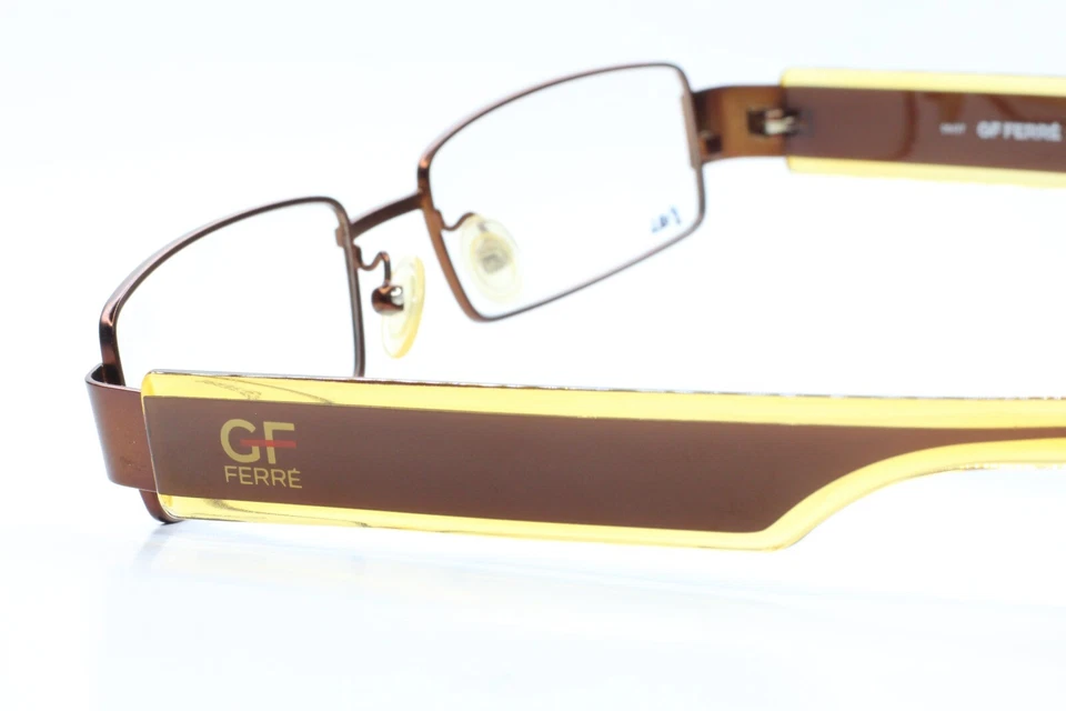 Gafas Gianfranco Ferre FF18602 Bronce Metal Lujo Italia 52-17-137 mm Foto 4 de 4