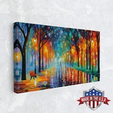 Beneath the Painted Rain Canvas Print for Home Decor, Wall Decor Art Poster