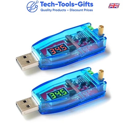 DC-DC 5V to 1-24V USB Step Up Down Power Supply Module Buck Boost Converter - UK