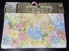 Spring Garden Rabbit Bunny Embroidered Flowers Table Runner Bed Bath Beyond 90”