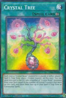 YUGIOH CARD 1 X CRYSTAL TREE LDS1-EN108 1ST EDITION | eBay YUGIOH CARD 1 X CRYSTAL TREE LDS1-EN108 1ST EDITION | eBay