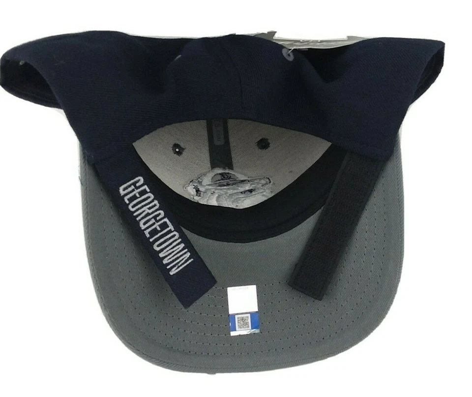 Georgetown Hoyas Zephyr cap Adjustable navy blue Hat Cap - Image 4 of 4