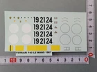 FERRARI 330 P4 1/43 DECALS - #19 or #21 or #24 LE MANS 1967 - DCC1438