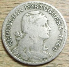 Portugal 1 Escudo 1940 Rar nur 1,259 Mil Stück KatWert in ss 25$