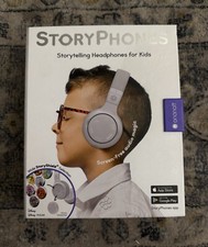StoryPhones Storytelling Bluetooth Wireless Kids Headphones Intro Bundle - Gray