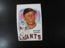Orlando Cepeda Perez Steele Postcard San Francisco Giants