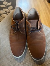 Boys Brown Dress Shoes Lace Up Size 4M
