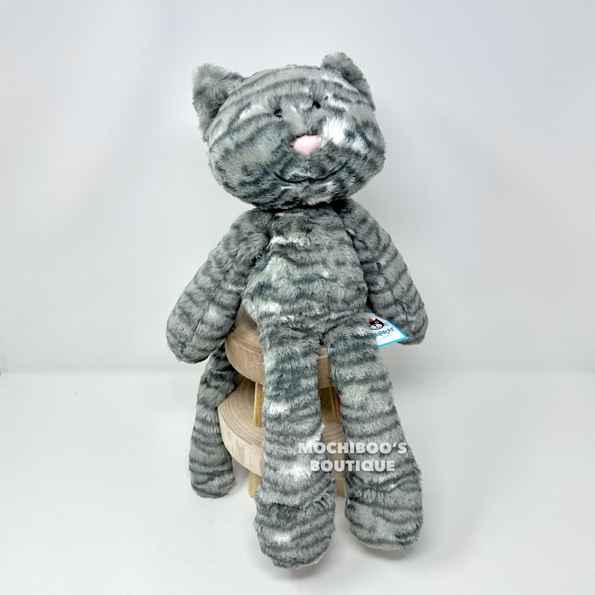 Jellycat MERRYDAY CAT Soft Plush Toy NWT RETIRED RARE HTF LOVEY