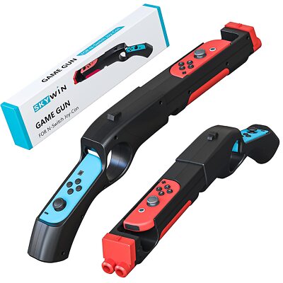Skywin Gun Controller for N-Switch JoyCons - Compatible with Nintendo Switch ...