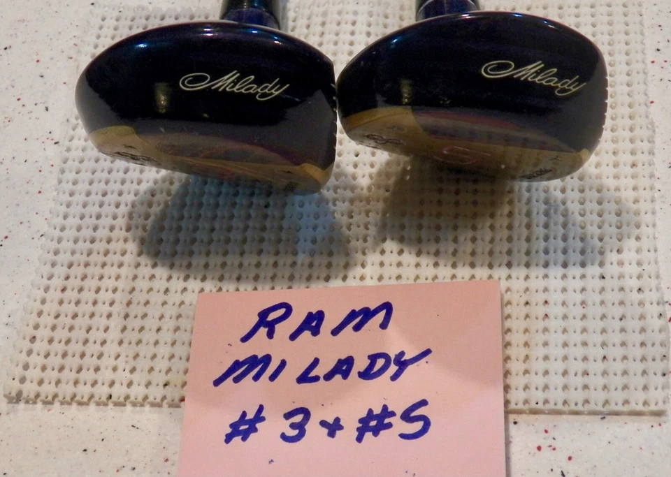 Ram MiLady #3 & #5 Driver True Temper RamLite Steel Shafts ~ 2 Clubs #39 - Image 4 of 4