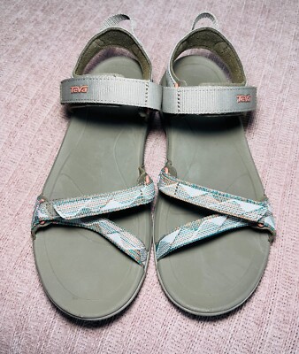 Teva Sandals Womens Size Strappy Waterproof Hiking Summer Sport
