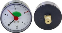 "Afriso Rohrfeder Heizung-Manometer 63Mm DN10 (1/4\") 4 Bar"