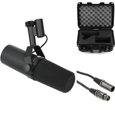 Shure Sm7b Dynamic Microphone Bundle With Case And Cable