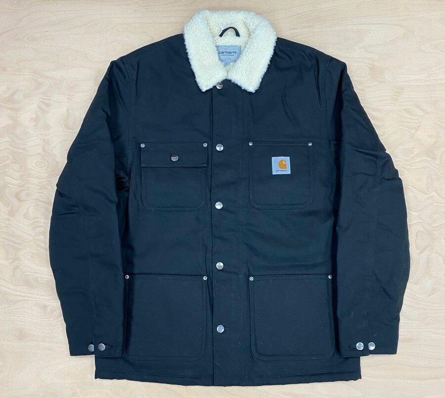 Carhartt Wip Fairmount Jacket Organic Cotton Black Rigid Carhartt Wip Fairmount Jacket Organic Cotton Black Rigid
