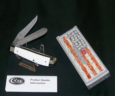 Case XX 6207 White Knife Mini Trapper USA 3.5