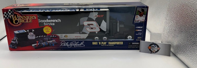 GOODWRENCH DALE EARNHARDT 1/64  RACE `N PLAY TRANSPORTER WINNERS CIRCLE TRAILER