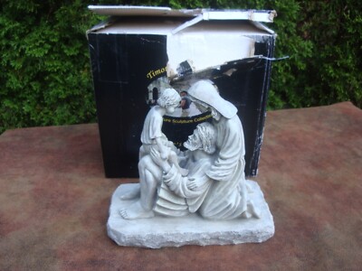 Timothy P. Schmalz Stone Cast Resin ''Love's Bond'' Miniature Christian Sculpture