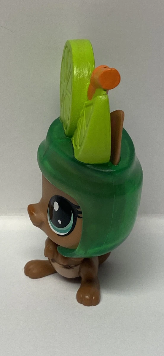 Littlest Pet Shop 171 Kangaroo Green Eye Lime Green Hat Thirsty Pet Cooler Crew