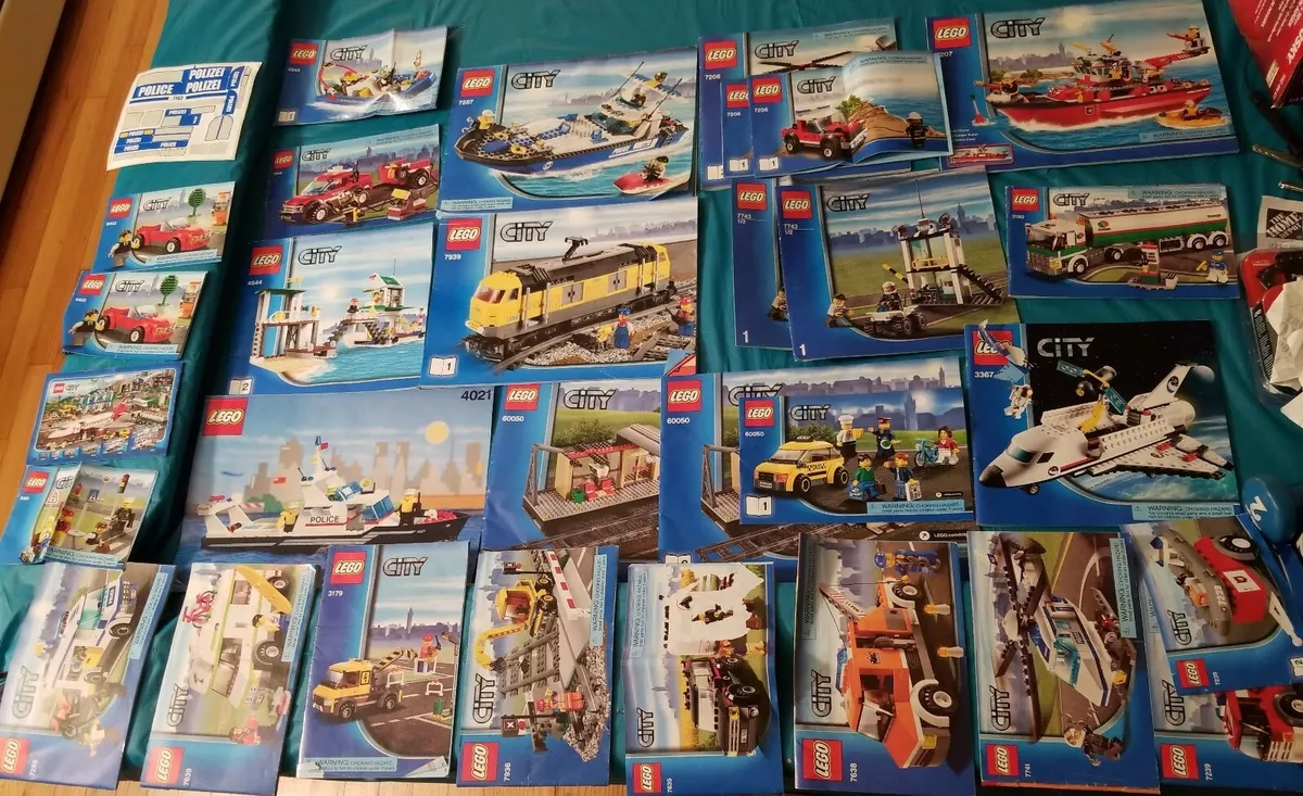 Lot Of 30 Booklets Lego City Instruction Manual Lot | EBay