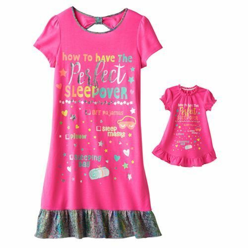Mädchen 4-14 und 18" Puppe passendes Nachthemd Pyjama passt Dollie Me American Girls - Bild 9 von 19