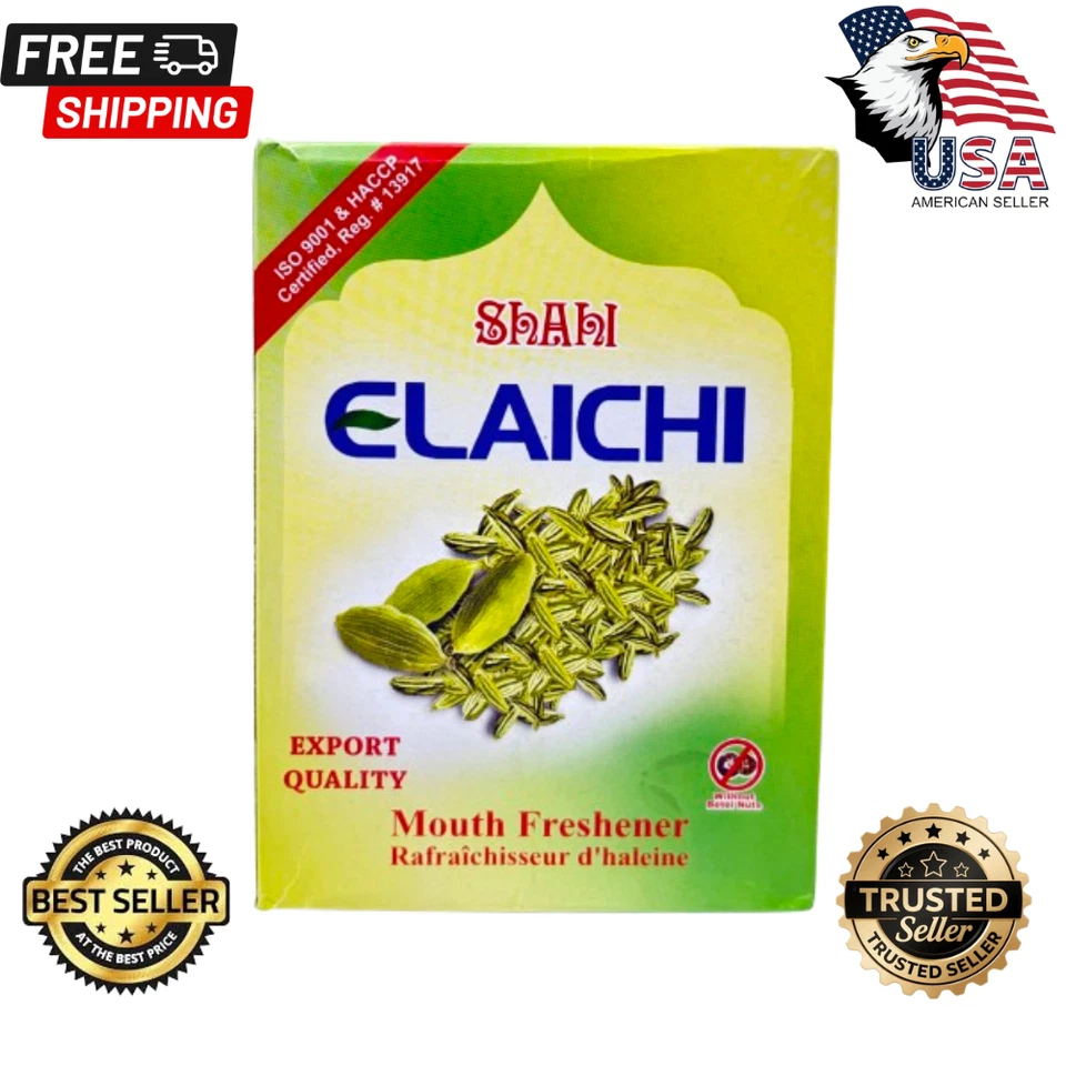 12 caixas Shahi Elaichi Supari Betel nozes cardamomo purificador de boca frete grátis - Imagem 2 de 4