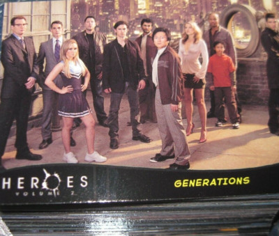 HEROES Complete 90 CARDS SET Sci-Fi TV Show GENERATIONS Season 2 Topps 2008