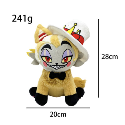 Hazbin Hotel Lucifer Husk Angel Meow Stuffed Animal Figure Plush