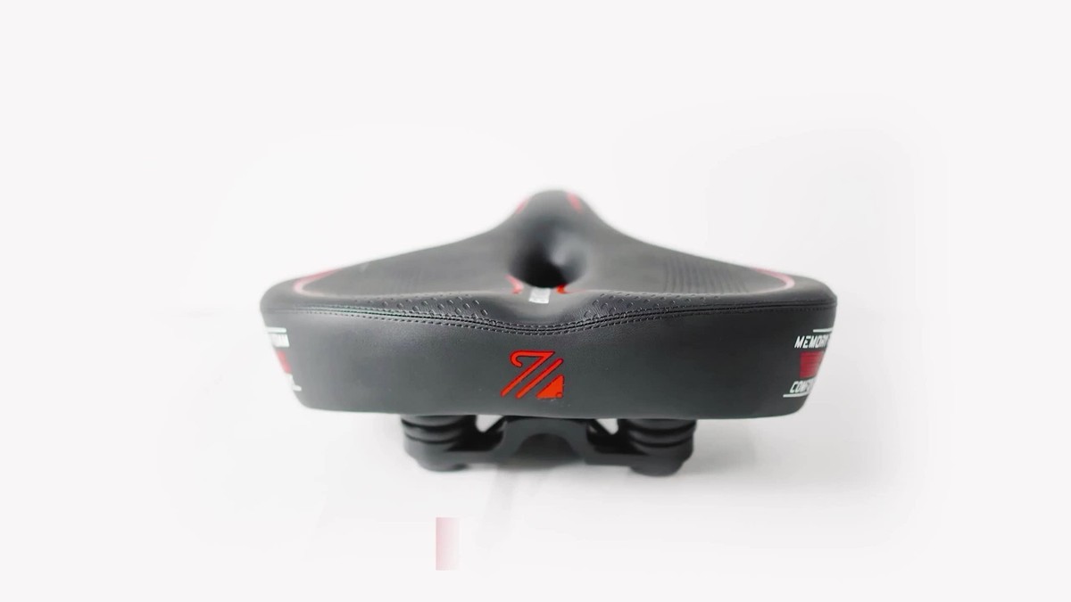 Noseless Bicycle Seat Cushion Wide Oversized Comfortable