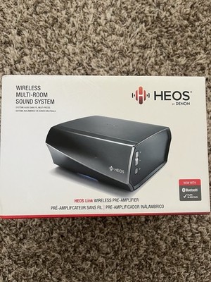 DENON HEOS LINK HS2 WIRELESS MULTI-ROOM PRE-AMPLIFIER HEOSLINKHS2SRE3 SILVER