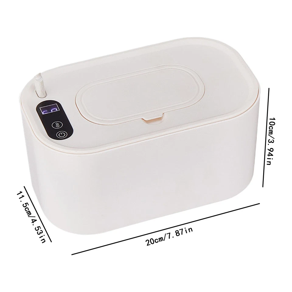 Dispensador de calentador de toallitas para bebé S1 - Control de temperatura digital ajustable USB Foto 2 de 4