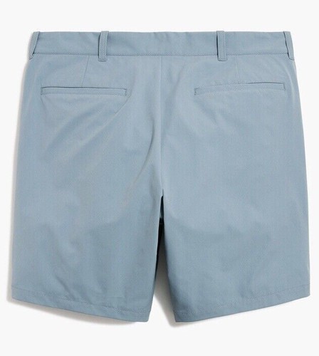 J Crew Tech Shorts Mens Size 34 Blue Gray 7" Stretch UPF 50 Moisture Wicking New - Picture 12 of 12