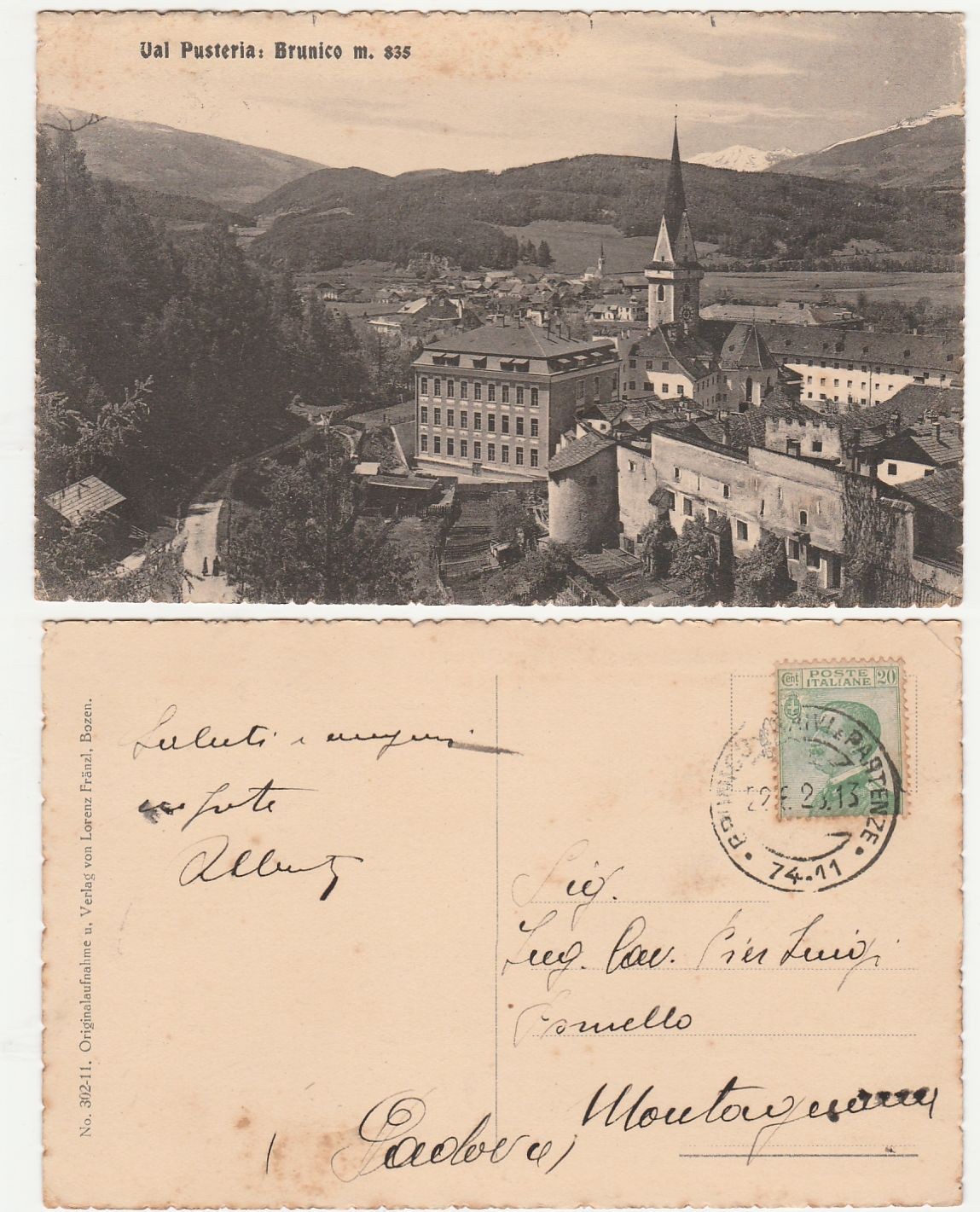 BRUNICO - BRUNECK - BOLZANO - VAL PUSTERIA - VIAGG. -29553-