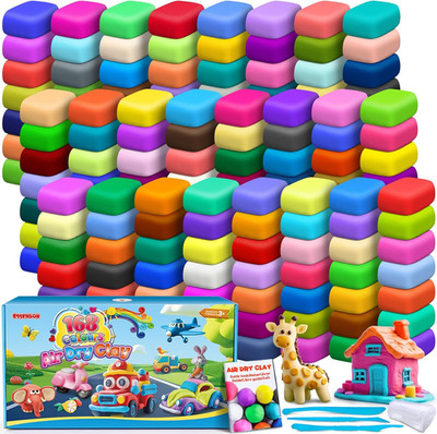 ESSENSON Air Dry Clay 168 Colors, Modeling Clay for Kids, DIY Molding Magic Clay