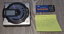 Sharp MD-MS702 Portable MiniDisc MD Recorder - Not Working / For Parts READ