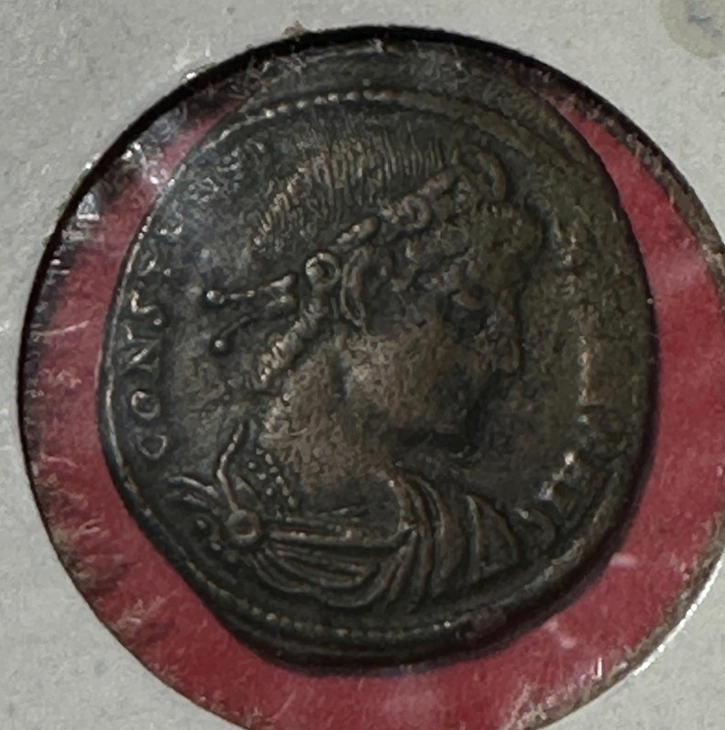300-350 A.D. Constantine! Old Ancient Roman Coin! XF! SHARP! Old Coin!