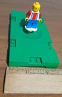 LEGO Set 3409 Red & Blue Soccer Minifigure with #10 Spring Stand Field Part — photo 1