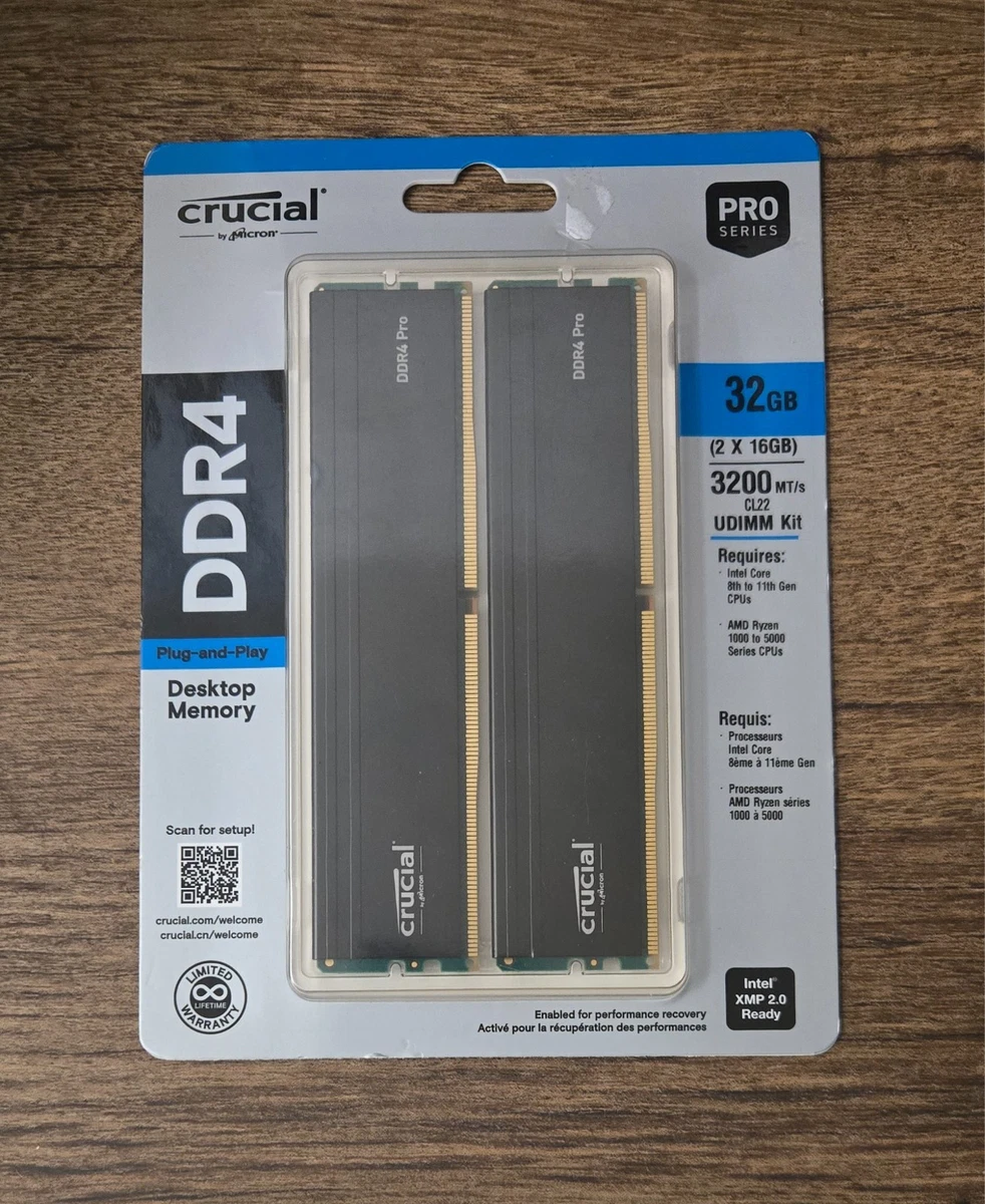 Crucial DDR4 SDRAM Memory (RAM) for sale | eBay