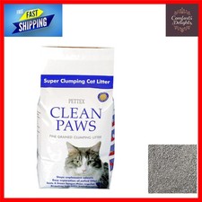 Clean Paws Microgranule 5 Kg Super Clumping Unscented Cat Litter for Fresh Homes 2.40 per kilo