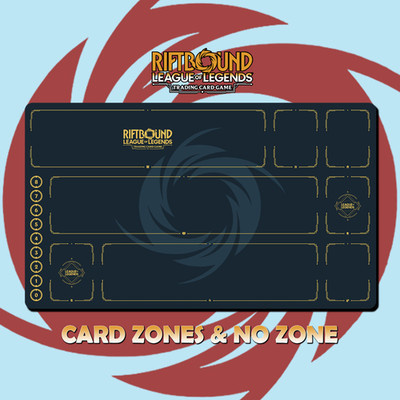 Stantard Playmat Riftbound TCG LOL Stitched Edges Free bag